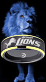 Detroit Lions Ring Black & Gold Wedding Band | Sizes 6-13 #detroit #lions #nfl