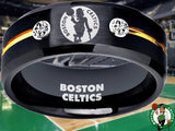 Boston Celtics Ring Black & Gold CZ Wedding Ring Sizes 6-13 #celtics