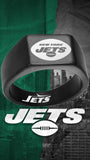 New York Jets Ring Black Titanium Ring Sizes 8 - 10 #jets #nyjets