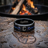 Cleveland Guardians Ring | Black & Blue | Customizable