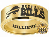 Buffalo Bills Ring | Gold Ring | Customizable
