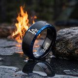 LA Dodgers Ring | Black & Blue | Customizable