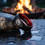San Francisco 49ers Ring | Black & Red | Customizable