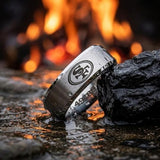 49ers Ring | Silver Wedding Ring | Customizable