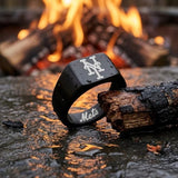 New York Mets Ring | Black | Signet Ring