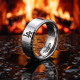 LA Dodgers Ring | Silver Wedding Ring | Customizable