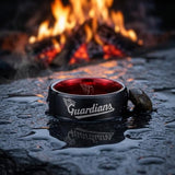 Cleveland Guardians Ring | Black & Red | Customizable