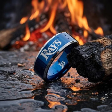 Tampa Bay Rays Ring | Blue & Silver | Customizable