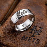 NY Mets Ring | Silver | Customizable