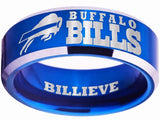 Buffalo Bills Ring | Blue & Silver | Customizable