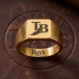 Tampa Bay Rays Ring | Gold Signet Ring | Customizable