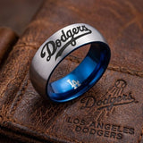 LA Dodgers Ring | Silver & Blue | Customizable