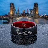 Cleveland Guardians Ring | Black & Red | Customizable