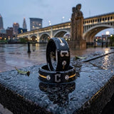 Cleveland Guardians Ring | Black & Gold | Customizable