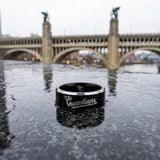 Cleveland Guardians Ring | Black & Silver | Customizable