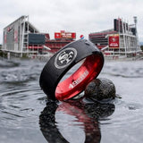 San Francisco 49ers Ring | Black & Red | Customizable