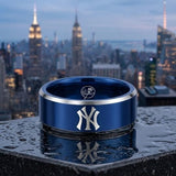 New York Yankees Ring | Blue & Silver | Customizable