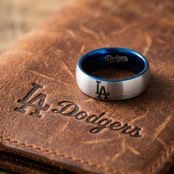 LA Dodgers Ring | Silver & Blue | Customizable