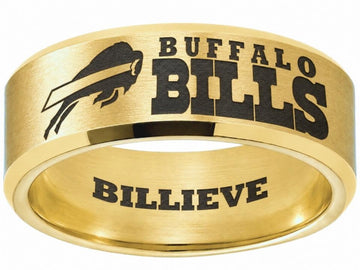 Buffalo Bills Ring | Gold Ring | Customizable