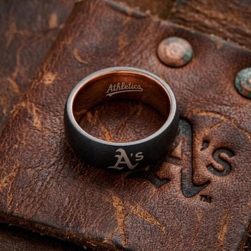 Oakland A's Ring | Black & Green | Customizable
