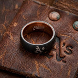 Oakland A's Ring | Black & Green | Customizable
