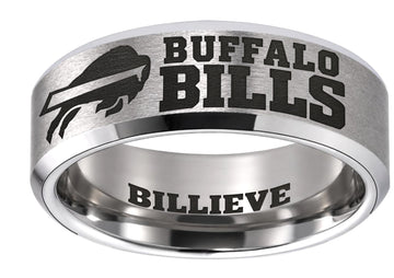 Buffalo Bills Ring | Silver Ring | Customizable