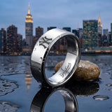 New York Yankees Ring | Silver Wedding Ring | Customizable