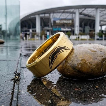 Los Angeles Chargers Ring | Gold | Customizable