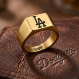 LA Dodgers Ring | Gold Signet Ring | Customizable