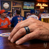 NY Mets Ring | Black & Blue | Customizable