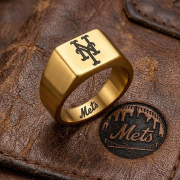 New York Mets Ring | Gold | Signet Ring