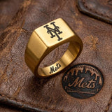 New York Mets Ring | Gold | Signet Ring