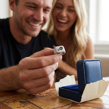 Buffalo Bills Ring | Silver Signet Ring | Customizable