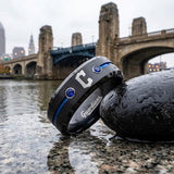 Cleveland Guardians Ring | Black & Blue | Customizable