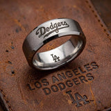 LA Dodgers Ring | Silver | Wedding Band