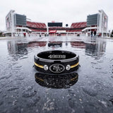 San Francisco 49ers Ring | Black & Gold CZ | Customizable