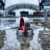 49ers Ring | Silver & Red | Customizable