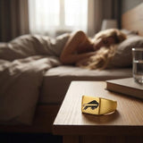 Buffalo Bills Ring | Gold Signet Ring | Customizable