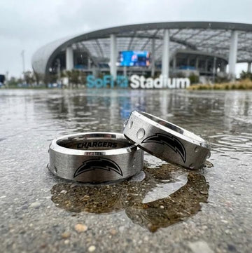 Los Angeles Chargers Ring | Silver | Customizable