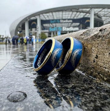 LA Chargers Ring | Blue & Gold | Customizable