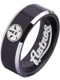 Houston Astros Ring Black Ring 8mm Tungsten Ring #mlb #astros