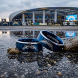 Los Angeles Chargers Ring | Blue & Silver | Customizable