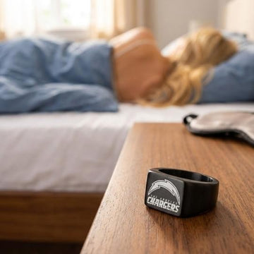 Chargers Signet Ring | Black | Customizable