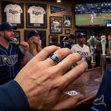 Tampa Bay Rays Ring | Blue & Silver | Customizable