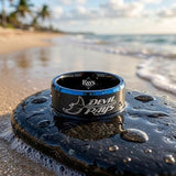 Tampa Bay Rays Ring | Black & Blue | Customizable