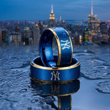 New York Yankees Ring | Blue & Gold | Customizable