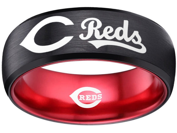 Cincinnati Reds Ring Black & Red logo Ring #reds #mlb