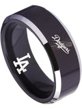 LA Dodgers Ring Black Ring 8mm Tungsten Ring #mlb #dodgers