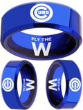 Chicago Cubs Ring Blue Wedding Ring | Sizes 6-13 #cubs