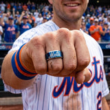 NY Mets Ring | Blue & Silver | Customizable